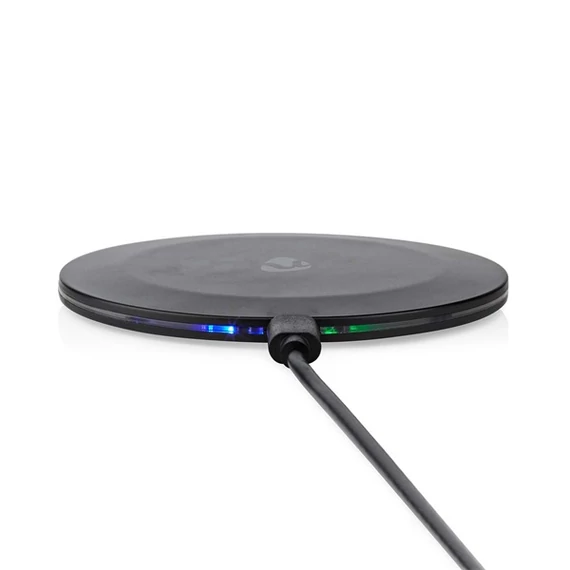 Nedis WCHAQ15W110BK vezeték nélküli (indukciós) QI töltő 15 W, 2 A