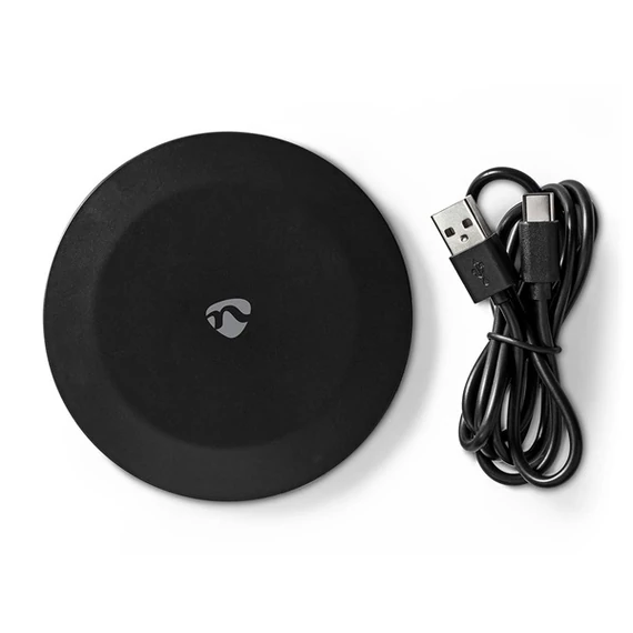 Nedis WCHAQ15W110BK vezeték nélküli (indukciós) QI töltő 15 W, 2 A