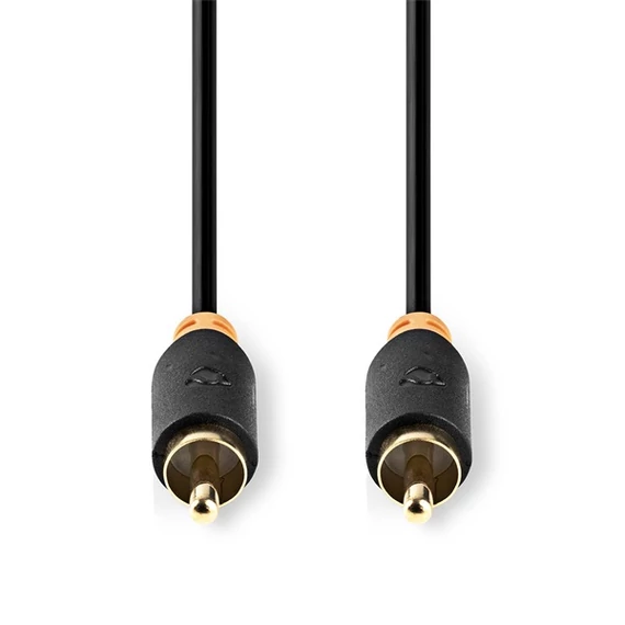 Nedis CABW24170AT20 digitális koax kábel, 2 x aranyozott RCA, hossz 2m
