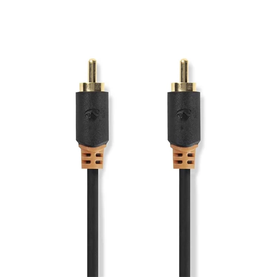 Nedis CABW24170AT20 digitális koax kábel, 2 x aranyozott RCA, hossz 2m