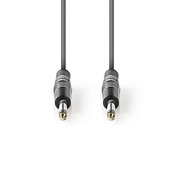 Nedis COTH23000GY15 félprofi audio kábel, 2 x 6,35mm mono jack dugó, hossz 1.5m, rugalmas