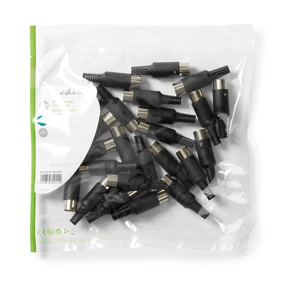 Nedis forrasztható DIN dugó, CAVC20903BK