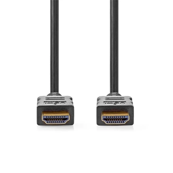 Nedis CVGL34060BK150 ultra HD HDMI kábel, HDMI dugó - dugó, 4K@60Hz, ARC, 18 Gbps, aranyozott csatlakozók, hossz 15m
