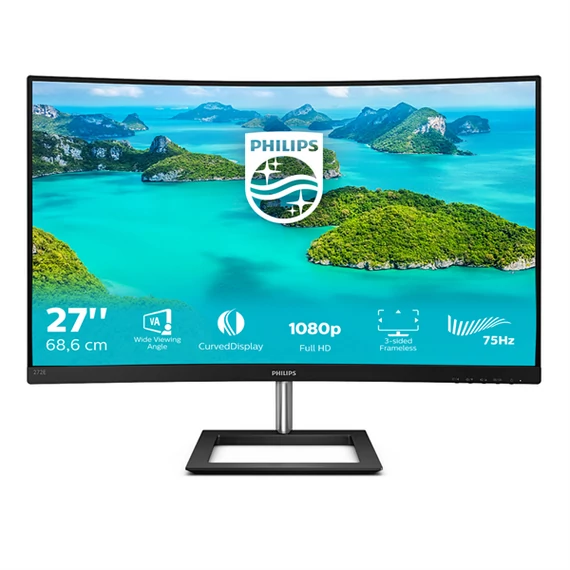 PHILIPS Ívelt VA monitor 27