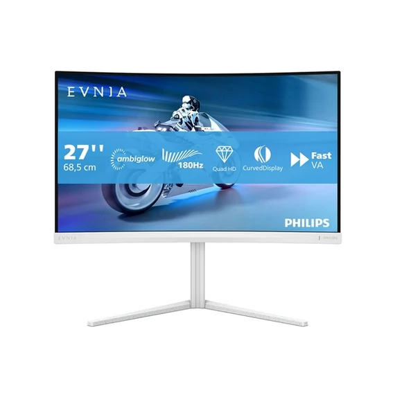 Philips EVNIA 180 Hz ívelt monitor 27