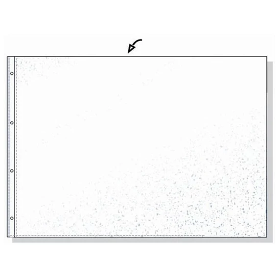 REXEL Genotherm, lefűzhető, A3, 80 mikron, narancsos felület, fekvő, REXEL