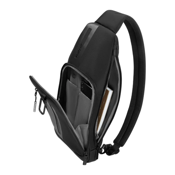 SAMSONITE Sling táska 155238-1041 Biz2Go SLINGBAG M BLACK, Fekete