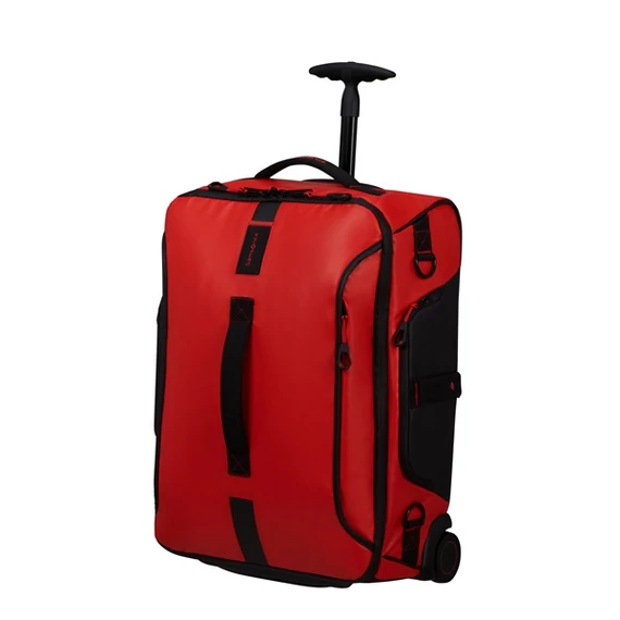 SAMSONITE Duffle gurulós hátizsák 74780-0501 Paradiver Light DUFFLE/WH 55/20 BACKPACK FLAME RED, Piros