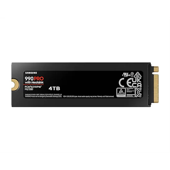 SAMSUNG 990 PRO with Heatsink PCIe 4.0 M.2, 4TB, Black