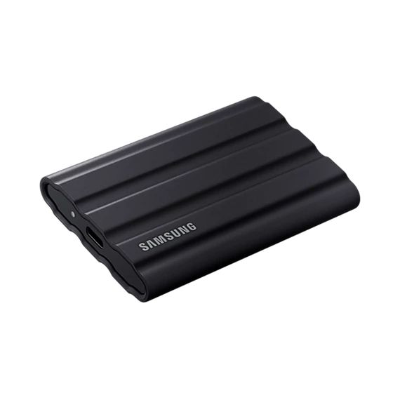SAMSUNG Hordozható SSD T7 Shield, USB 3.2 Gen.2 (10Gbps), 1TB, Fekete