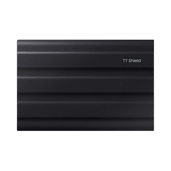 SAMSUNG Hordozható SSD T7 Shield, USB 3.2 Gen.2 (10Gbps), 1TB, Fekete