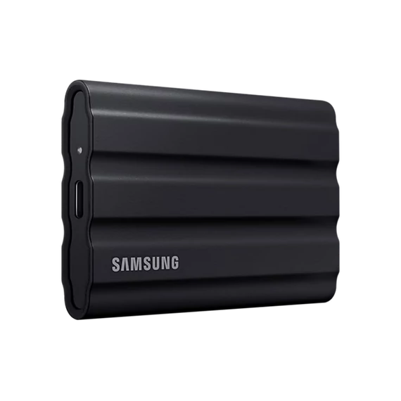 SAMSUNG Hordozható SSD T7 Shield, USB 3.2 Gen.2 (10Gbps), 4TB, Fekete