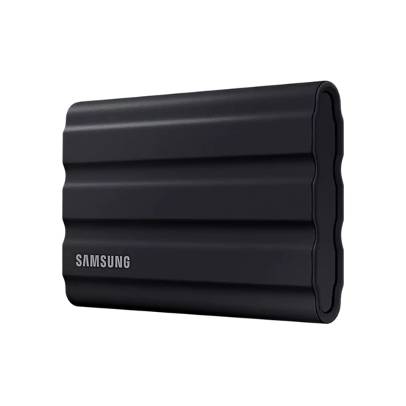 SAMSUNG Hordozható SSD T7 Shield, USB 3.2 Gen.2 (10Gbps), 4TB, Fekete