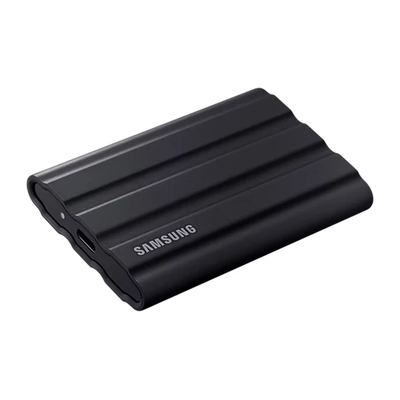 SAMSUNG Hordozható SSD T7 Shield, USB 3.2 Gen.2 (10Gbps), 4TB, Fekete