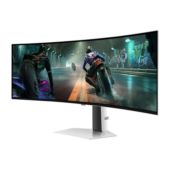 SAMSUNG Ívelt Gaming 144Hz OLED monitor 49