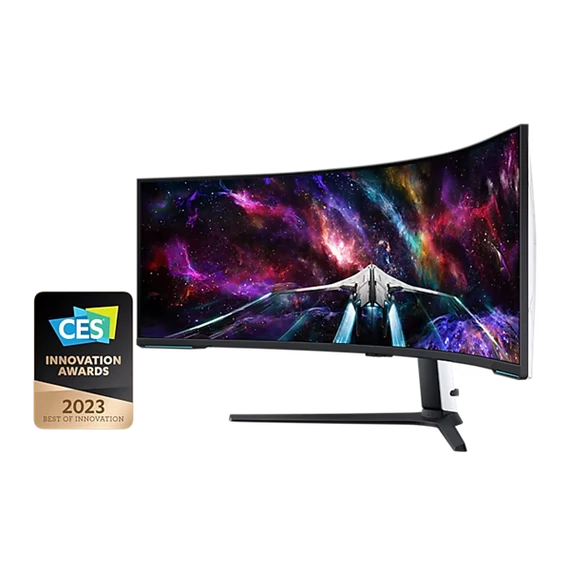 SAMSUNG Ívelt Gaming 240Hz VA monitor 57