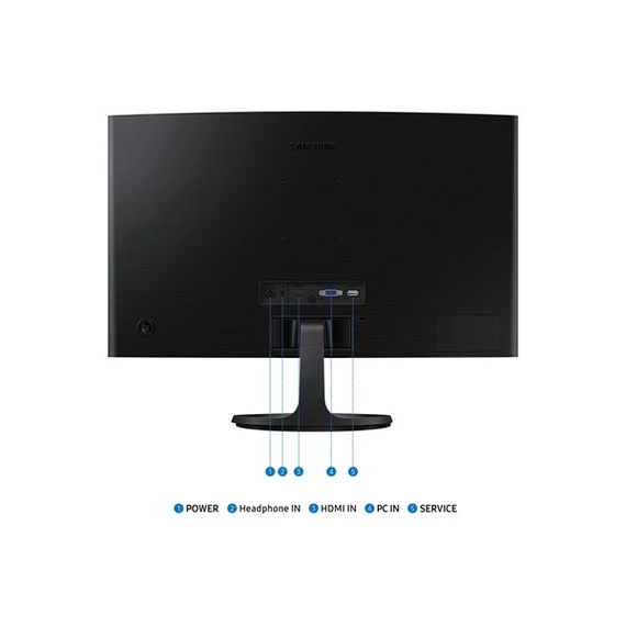 SAMSUNG Ívelt VA monitor 24
