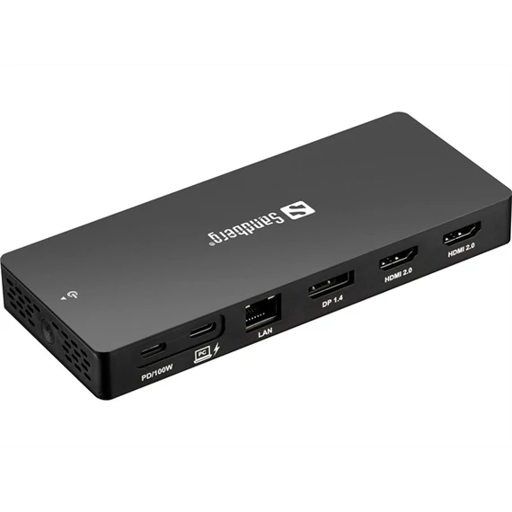 SANDBERG USB-C Dokkoló 13in1 DockingStation Pro