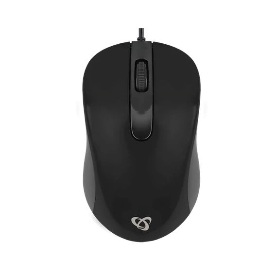 SBOX Egér, WIRED MOUSE, Black