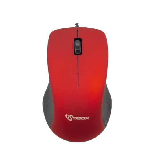 SBOX Egér, WIRED MOUSE, Red