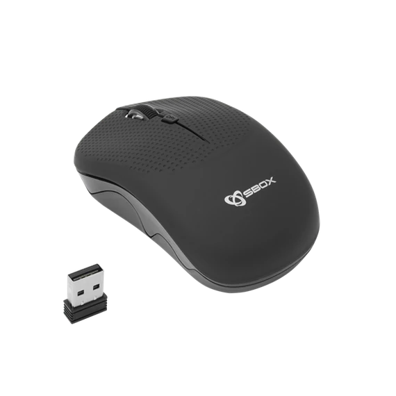 SBOX Egér, WM-106 Black