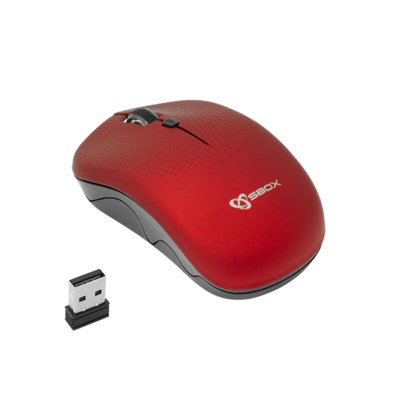 SBOX Egér, WM-106 Red