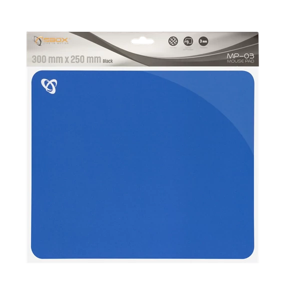 SBOX Egérpad, MOUSE PAD, kék