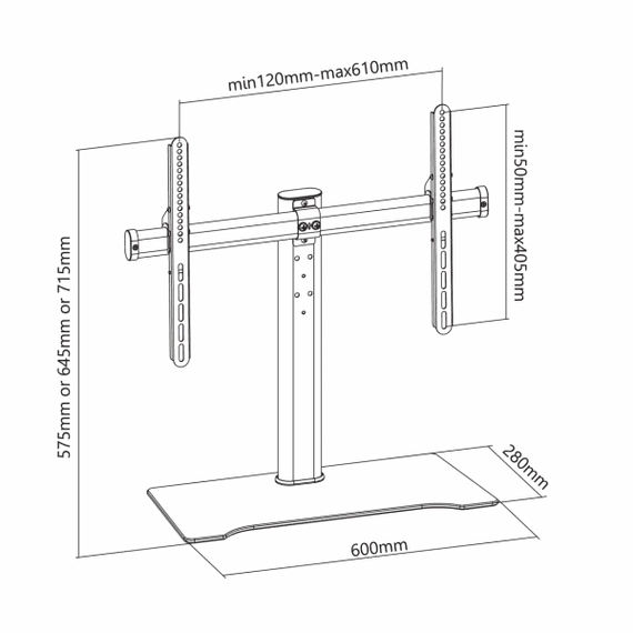 SBOX FS-305 Asztali konzol, fix, 32