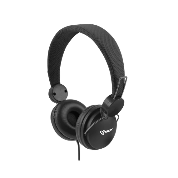 SBOX Fejhallgató, HEADSET, Black