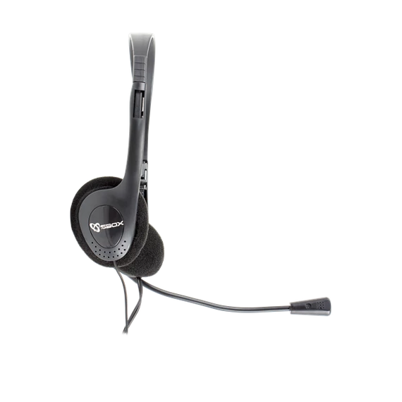 SBOX Fejhallgató, HEADSET + MICROPHONE