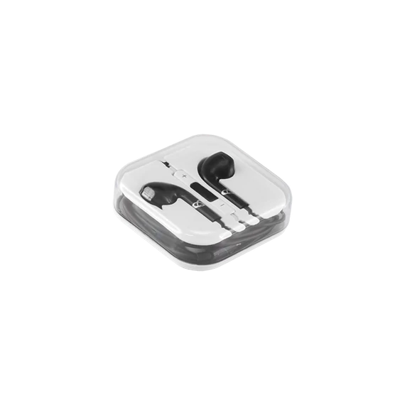 SBOX Füllhallgató, EARPHONES + MICROPHONE, Black