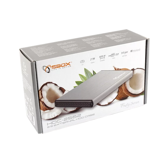 SBOX HDD, HDD CASE, White