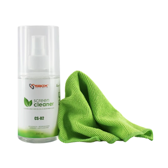 SBOX Tisztítószer CS-02, SCREEN CLEANER