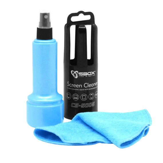 SBOX Tisztítószer szett, SCREEN CLEANER, Blue