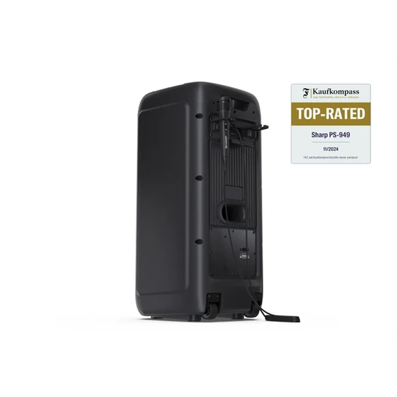 SHARP PS-949 hordozható Party hangszóró, USB/AUX