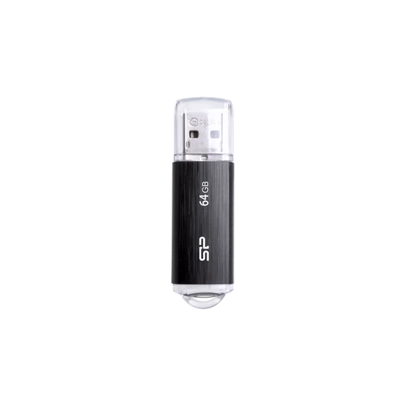 SILICON POWER Pendrive 16GB, Ultima - U02 USB 2.0, Fekete
