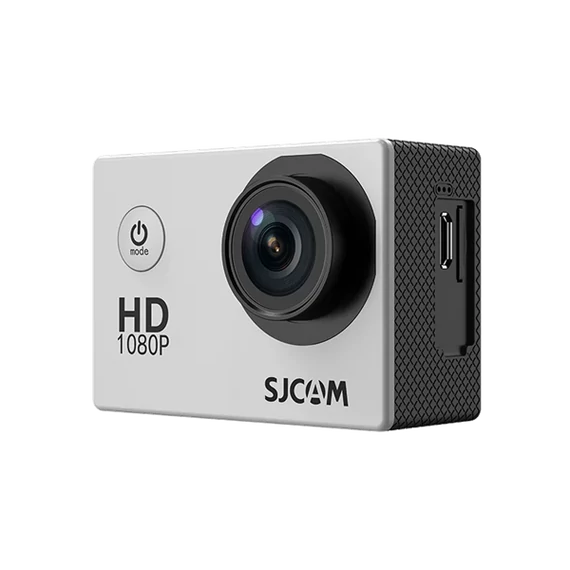SJCAM Action Camera SJ4000, Silver, vízálló tokkal, LCD kijelző, 2,0 képátmérő, 12 MP, lassítás, időzítő, 1080P, H.264