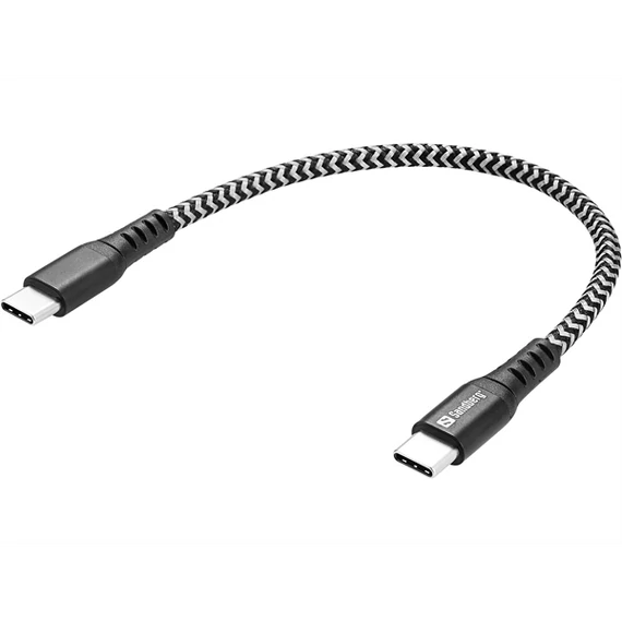 Sandberg Survivor Cable 0.2m egy ultra-rövid töltőkábel, 100W,