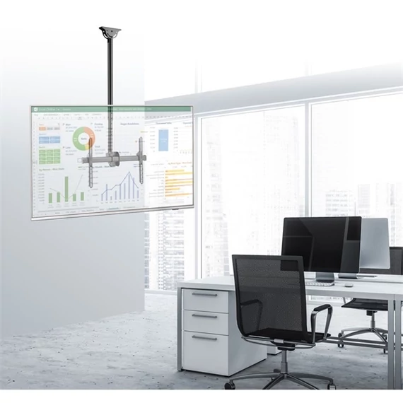 TECHLY ICA-CPLB 946S teleszkópos mennyezeti LED/LCD TV konzol, 37-70