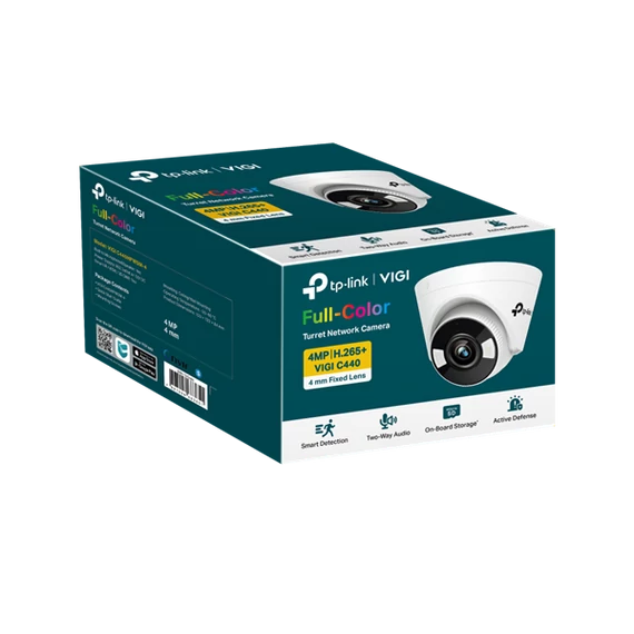 TP-LINK IP Kamera beltéri éjjellátó 4 Megapixel, 4mm Objektív, VIGI C440(4MM)