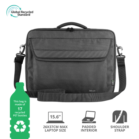 TRUST Notebook táska 24189 (Atlanta Recycled Bag for 15.6