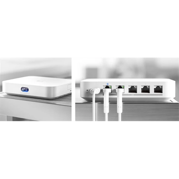 UBiQUiTi Vezetékes Cloud Gateway  4x2,5Gbps (LAN) + 1x2,5Gbps (WAN), IPS routing, OpenVPN, Asztali - UCG-MAX