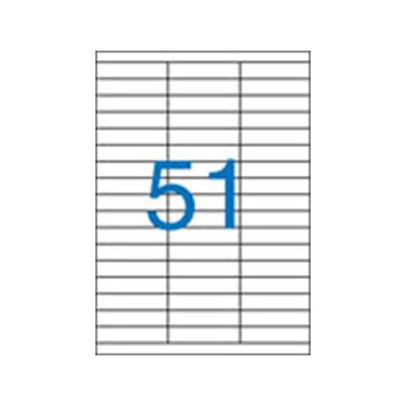 VICTORIA Etikett, univerzális, 70x16,9 mm, VICTORIA, 5100 etikett/csomag