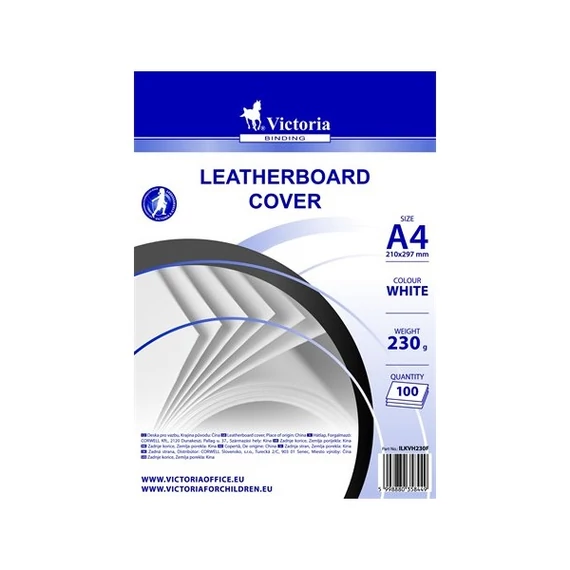 VICTORIA Hátlap, A4, 230 g, matt, VICTORIA, fehér
