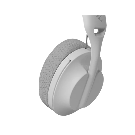 WHITE SHARK FALCON-W, GH-2441W, vezeték nélküli gamer fejhallgató, fehér
