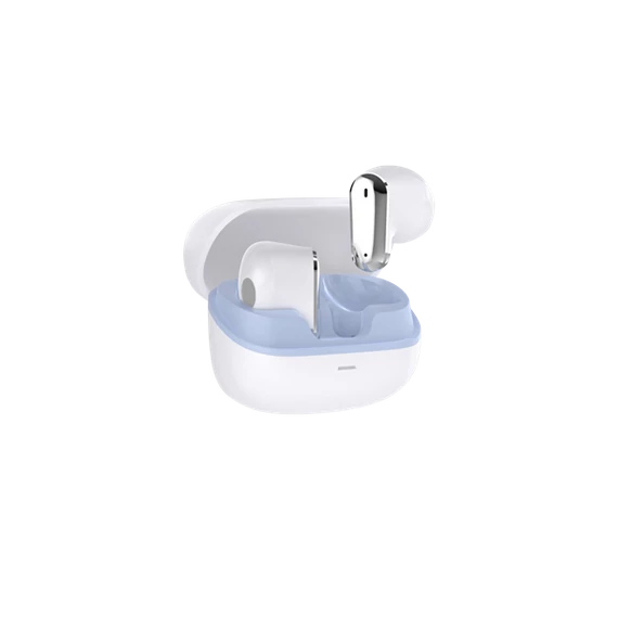 WHITE SHARK GEB-TWS201W BLAZE-W bluetooth fülhallgató mikrofonnal, fehér