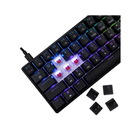 WHITE SHARK GK-004111B/R-US SHINOBI-2/B-R-US mech. bill. 61 piros gomb,fekete,angol