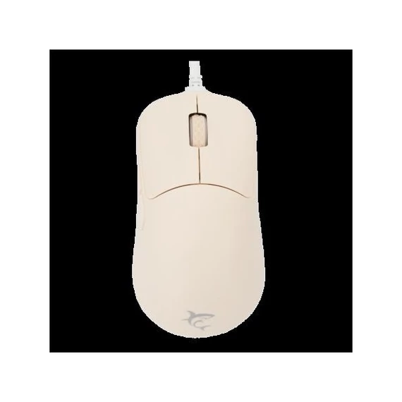 WHITE SHARK GRAPHENE-BE WS GM-5014BE vezetékes gamer egér  6D / 6200 dpi bézs RGB  Pixart 3327