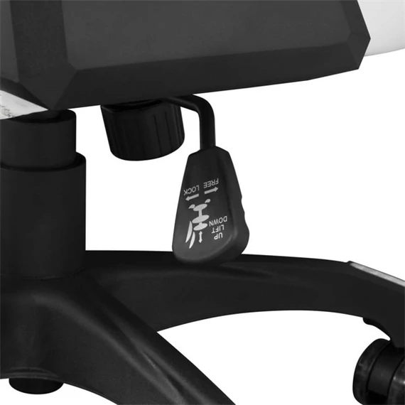 WHITE SHARK MONZA-W GAMER szék fehér, puha nyak és fej párna, lélegző felület, 120 kg- ig