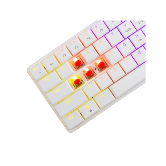 WHITE SHARK NAGAMAKI-W/R-US WS GK-006211-W/R-US  mech.bill. fehér,piros sw.61, angol